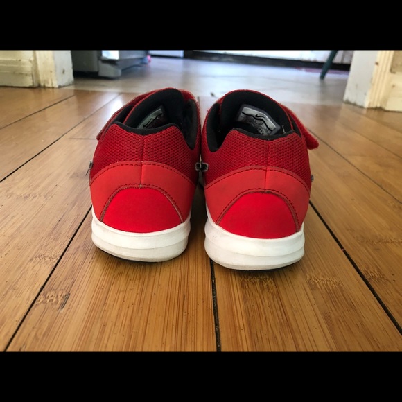 Nike Downshifter 7 Boys Red Velcro Shoes, Sz 1 - Picture 4 of 6